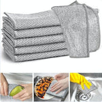 Pack x10 Paños Mágicos™ de Acero Inoxidable – Limpieza Profunda