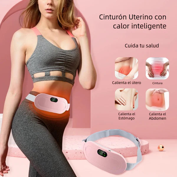 Faja Térmica Menstrual con Calor y Vibración™ – Alivio Rápido del Dolor