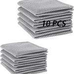 Pack x10 Paños Mágicos™ de Acero Inoxidable – Limpieza Profunda