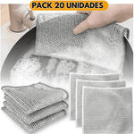 Pack x10 Paños Mágicos™ de Acero Inoxidable – Limpieza Profunda