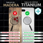Tabla de Cortar de Titanio™ Antibacteriana y Ultra Resistente