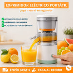 JuiceGo™ Exprimidor Eléctrico Portátil | Jugo Fresco en Segundos