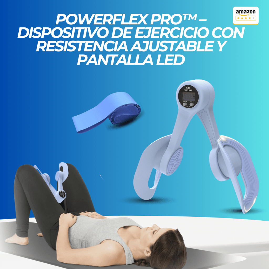 PowerFlex Pro™ – Dispositivo de Ejercicio con Resistencia Ajustable y Pantalla LED