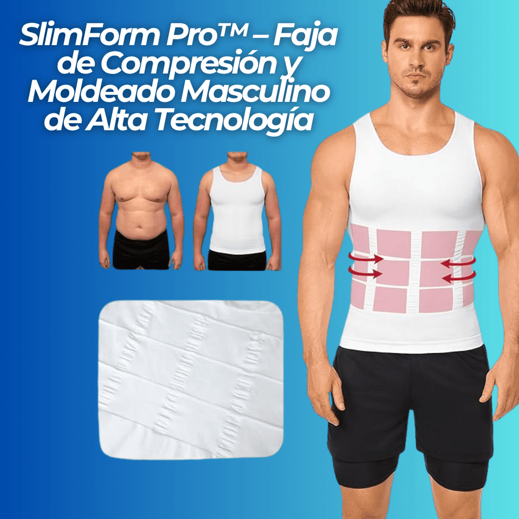 SlimForm Pro™ – Faja de Compresión y Moldeado Masculino de Alta Tecnología